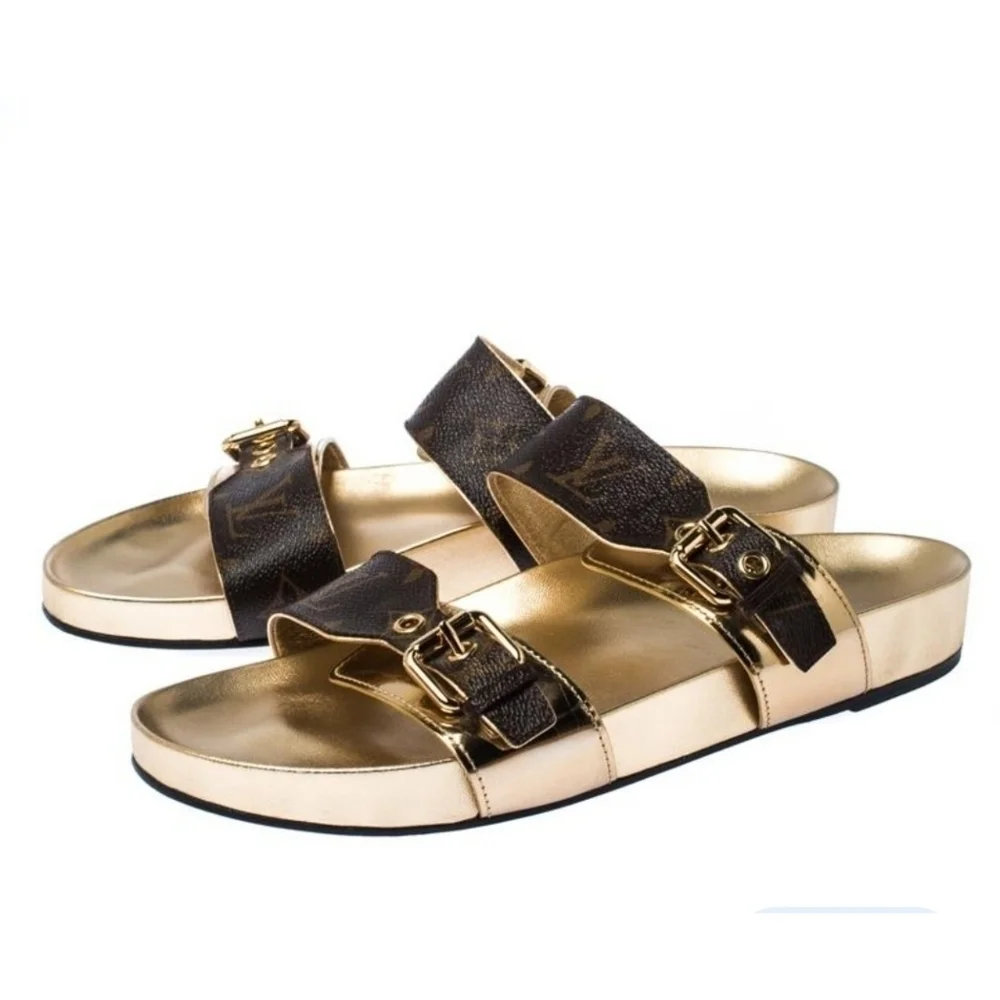 LOUIS VUITTON Bom Dia Flat Mule